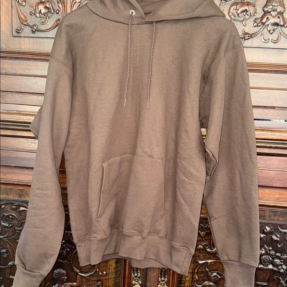 Hanes Brown Hoodie small NEW no tags unisex